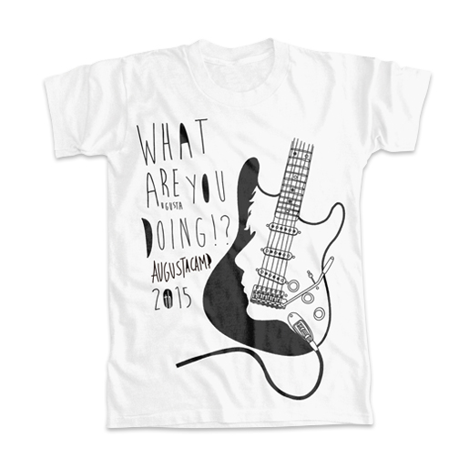 AUGUSTA CAMP 2015 guitar T-shirt