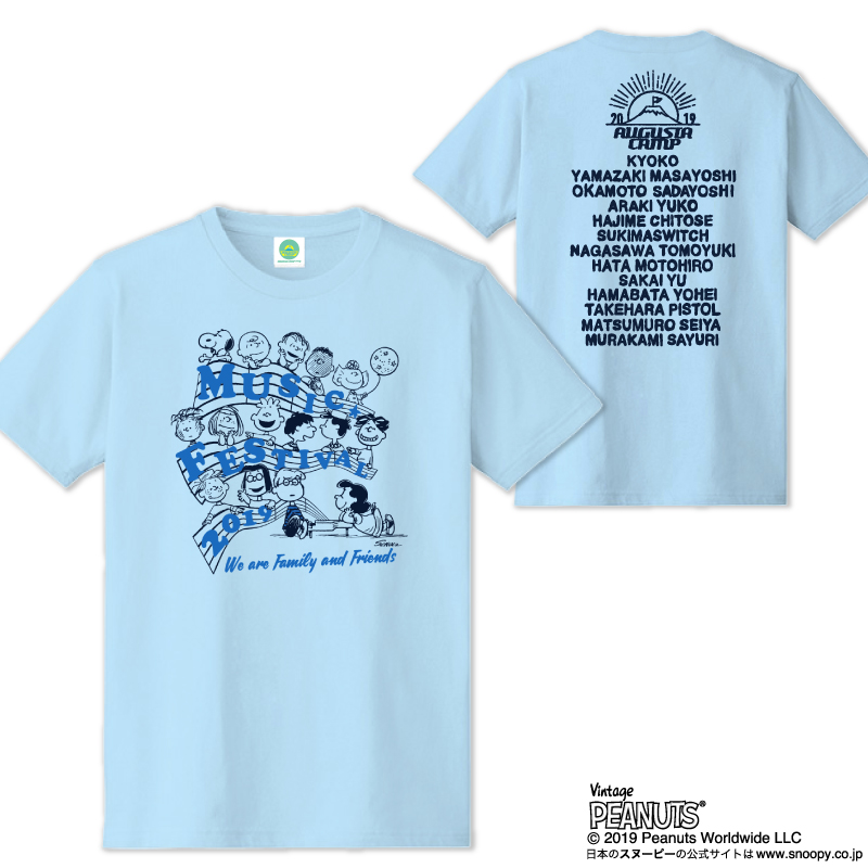 AC2019 スヌーピーコレクション Tシャツ/ローブルー