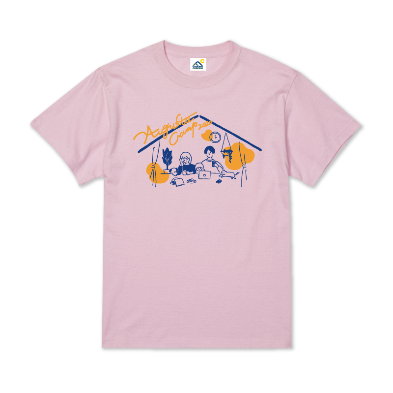 AC2020 Relaxing and fun at home Augusta Camp T-shirt / Light Pink