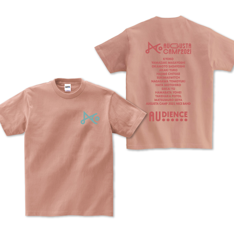 AC2021 AUDIENCE Tシャツ / ダスティピンク