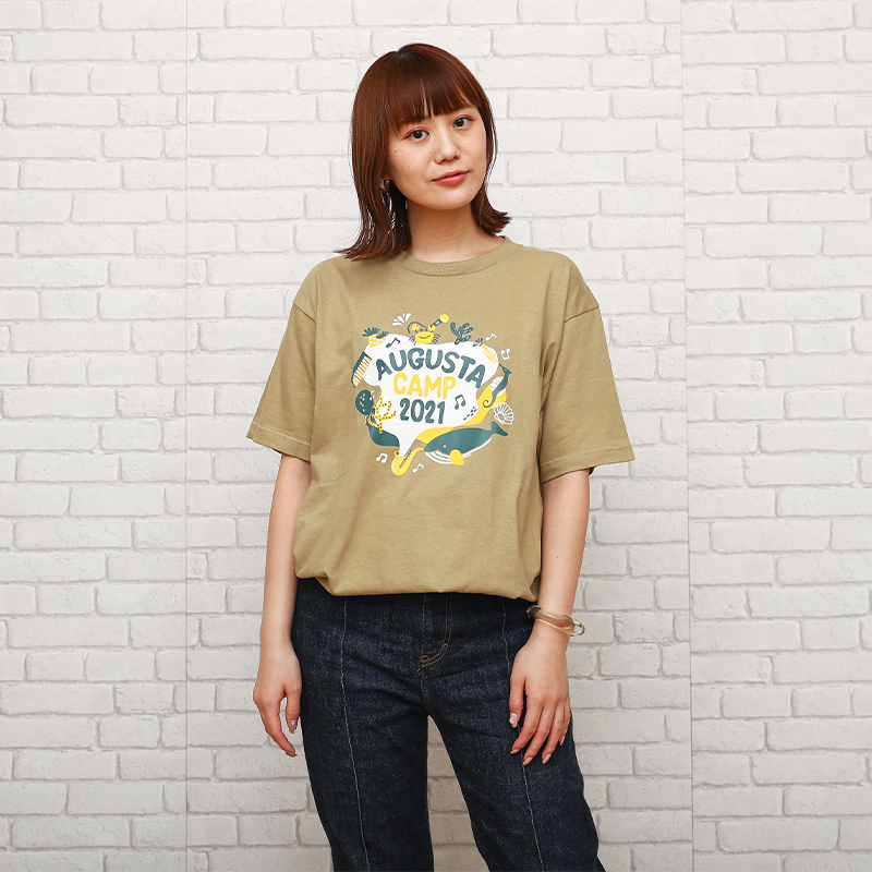 AC2021 シーサイド Tシャツ / サンドカーキ