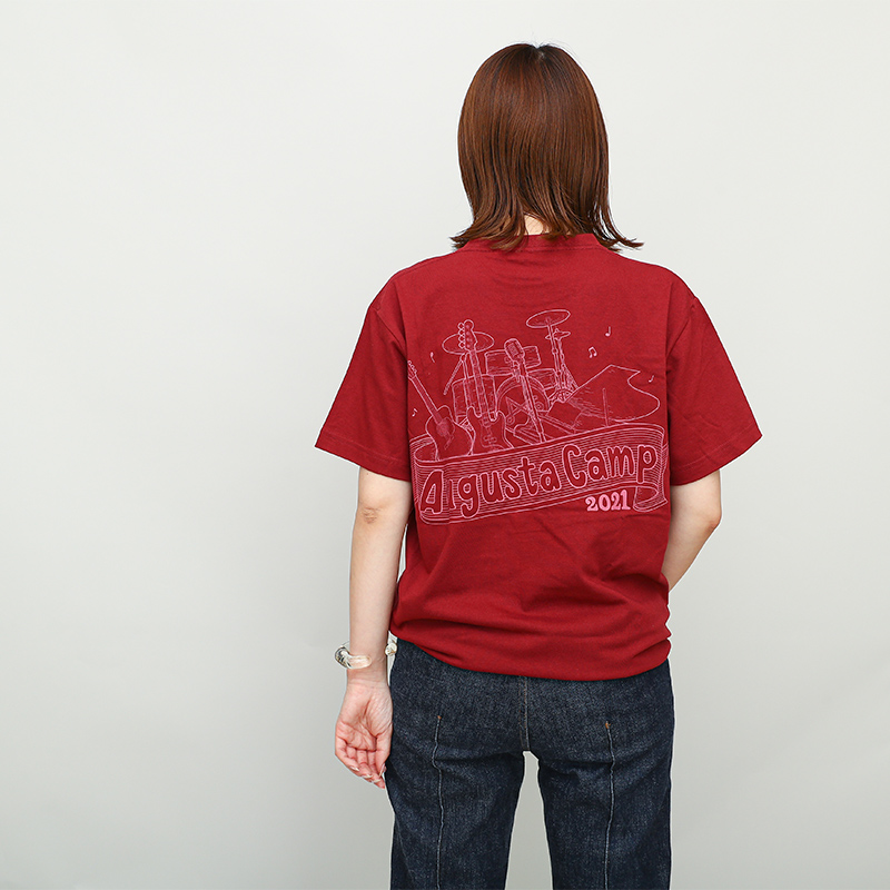 AC2021 バンドリボン Tシャツ / バーガンディ