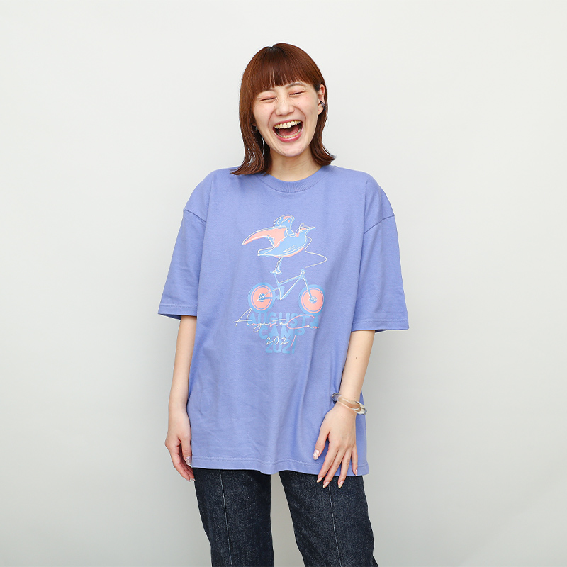 AC2021 ポートサイクルビッグ Tシャツ / ダスティブルー