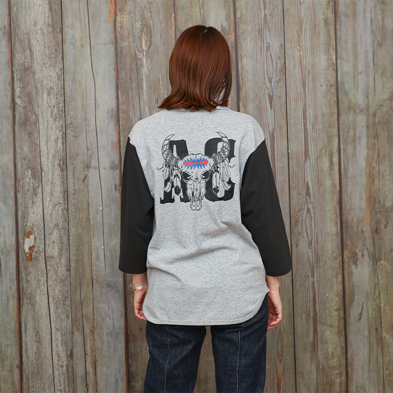 AC2021 Bone Raglan T-shirt / Heather Gray x Smicro