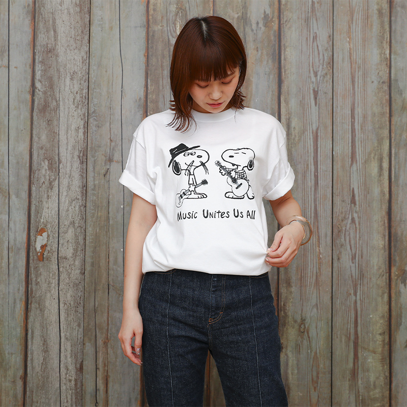 AC2021 スヌーピーコレクション Tシャツ / ホワイト