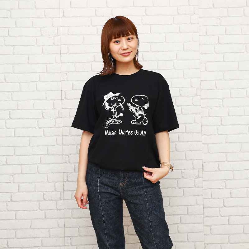 AC2021 スヌーピーコレクション Tシャツ / ブラック