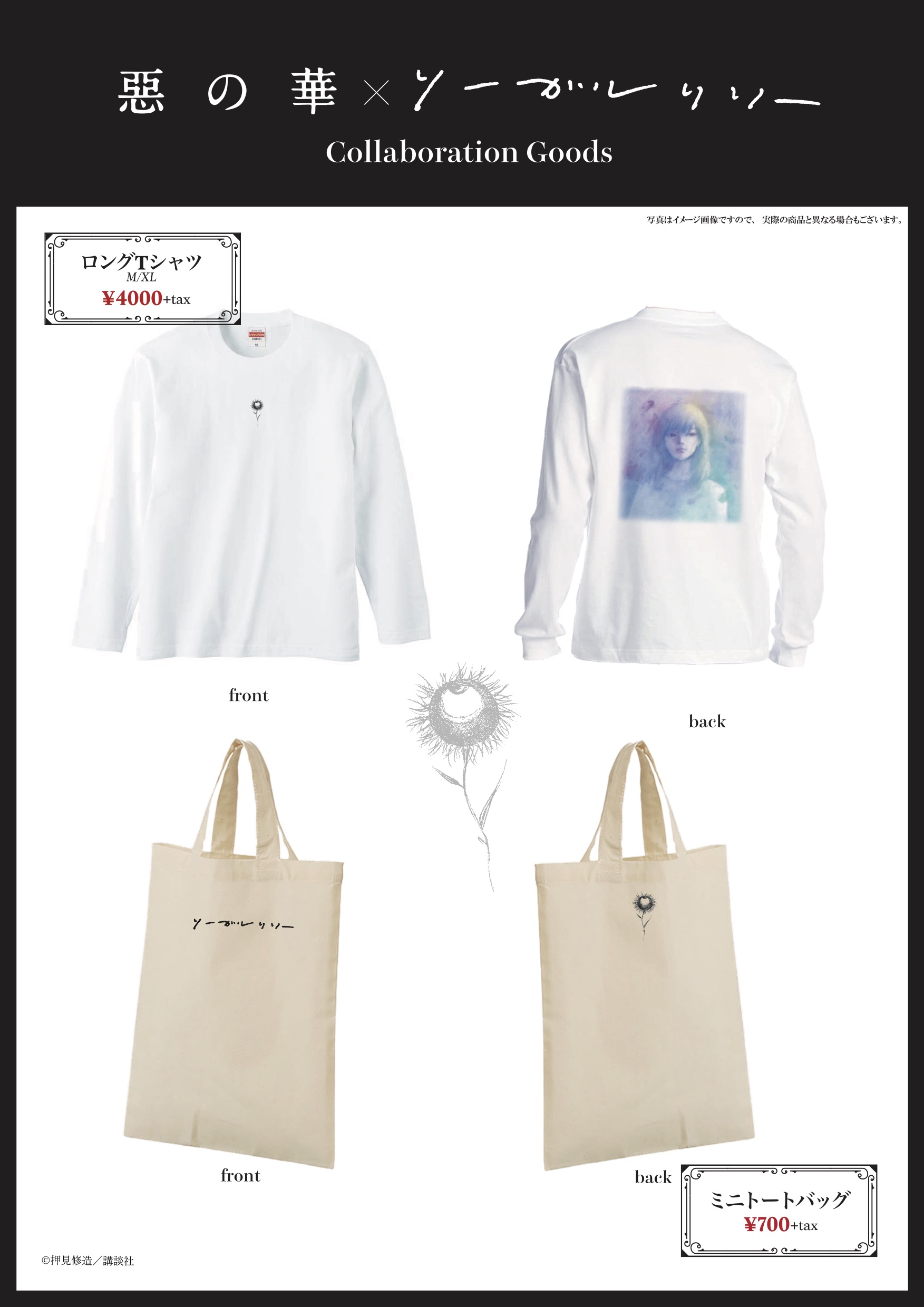Regal Lily x "Evil Flower" Villevan limited collaboration goods