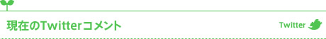 現在のTwitterコメント〜